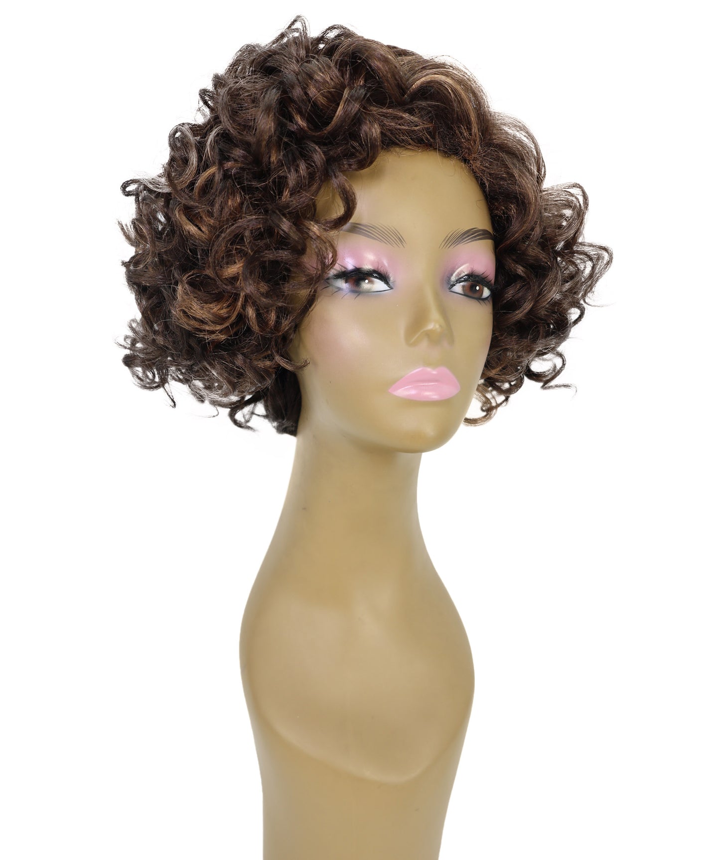 Elli Stylish Corkscrew Short Curly Wig in Volume Rich Layers