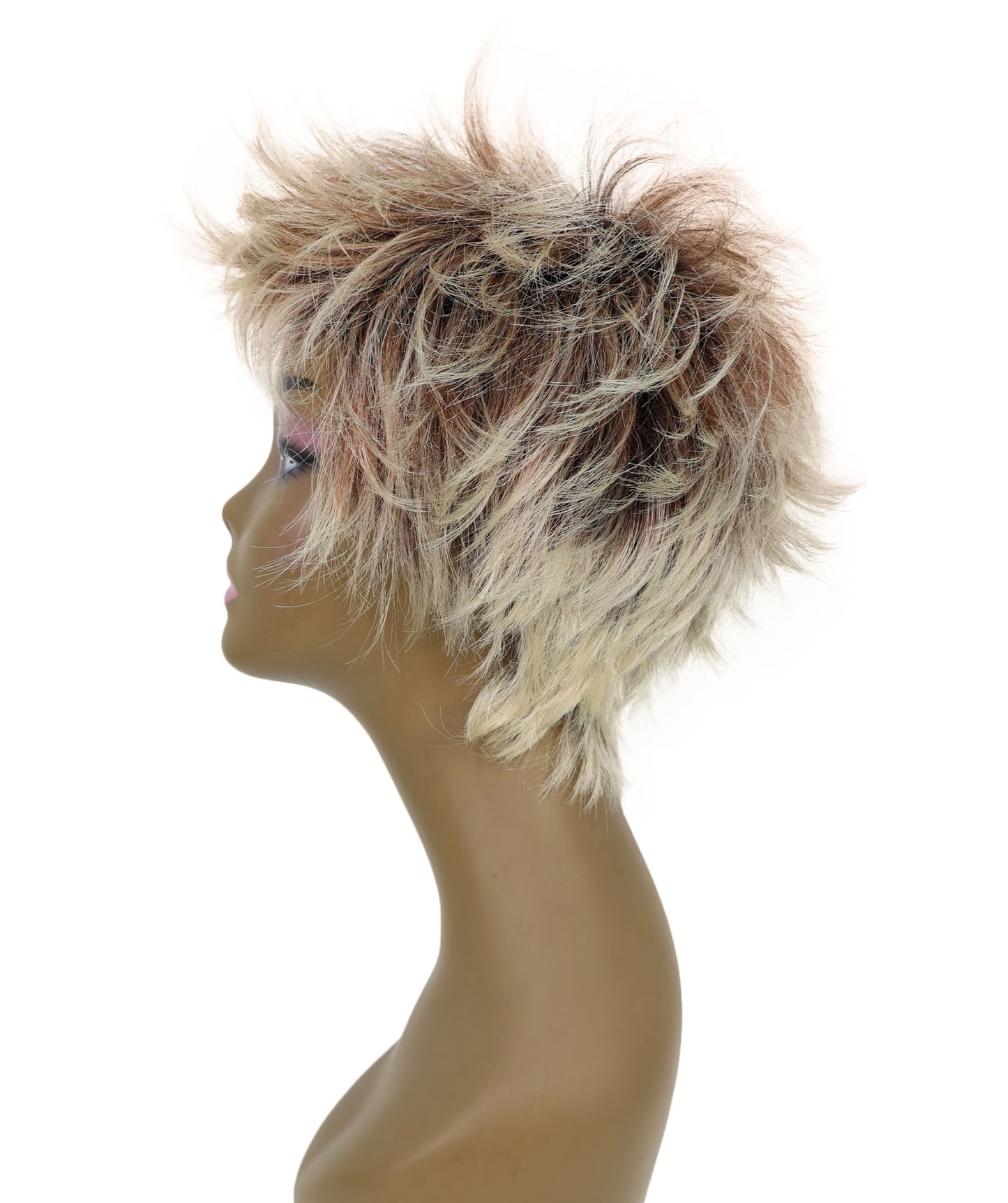 Brandice Short Layered Straight Shag Wig for Everyday Confidence