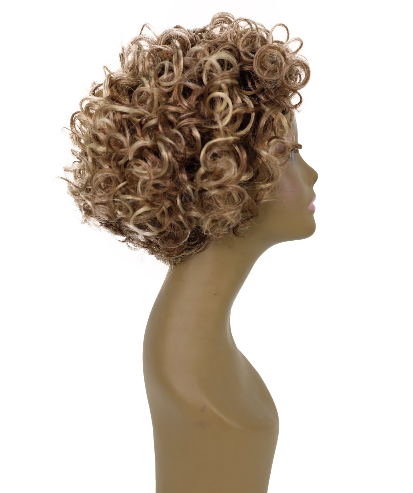 Elli Stylish Corkscrew Short Curly Wig in Volume Rich Layers