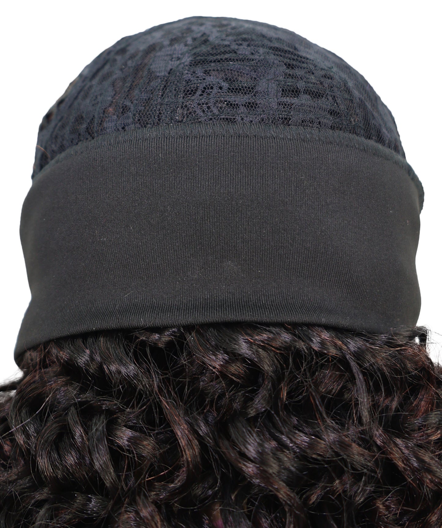 Binta 15.5 in Slip-On Afro-Style Half Wig with Voluminous Curls