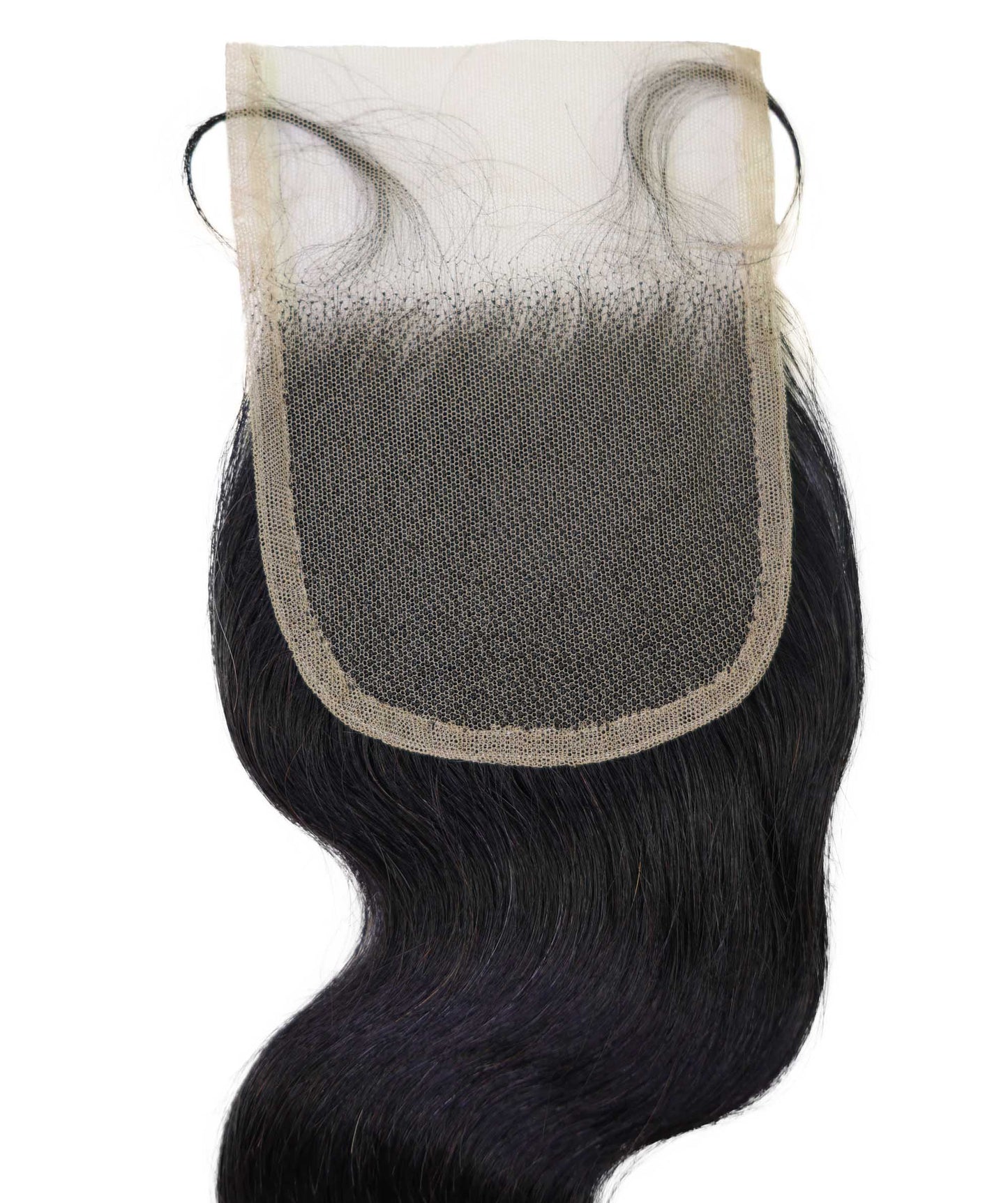 Tariro 4x4 Lace Closure Wavy 12" Natural Color 100% Human Hair Extensions