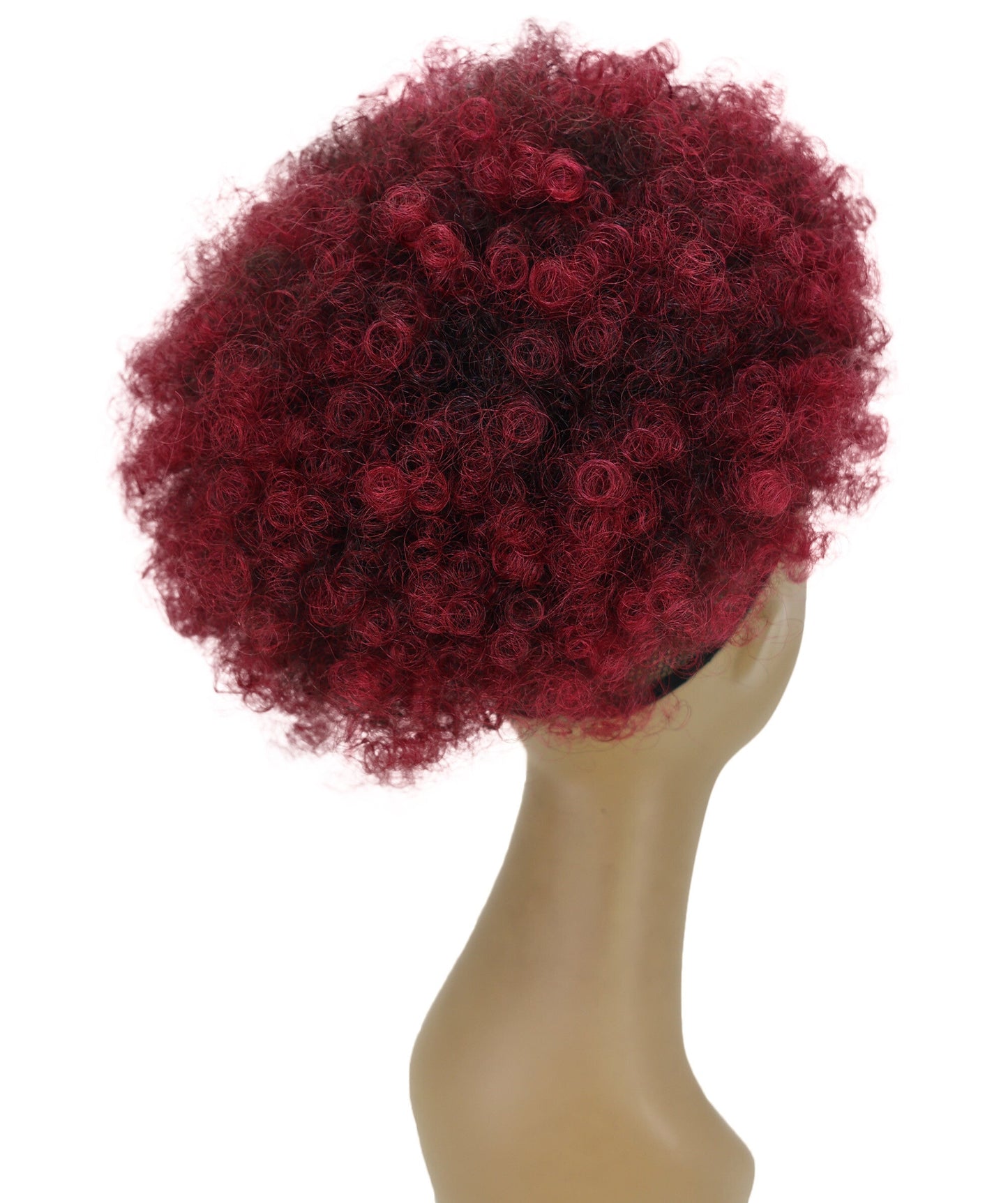 LUXLUXE Pony Afro Kinky Curly Medium and Large Hair Extension – Rounded Style Hairpiece Retro Inspired