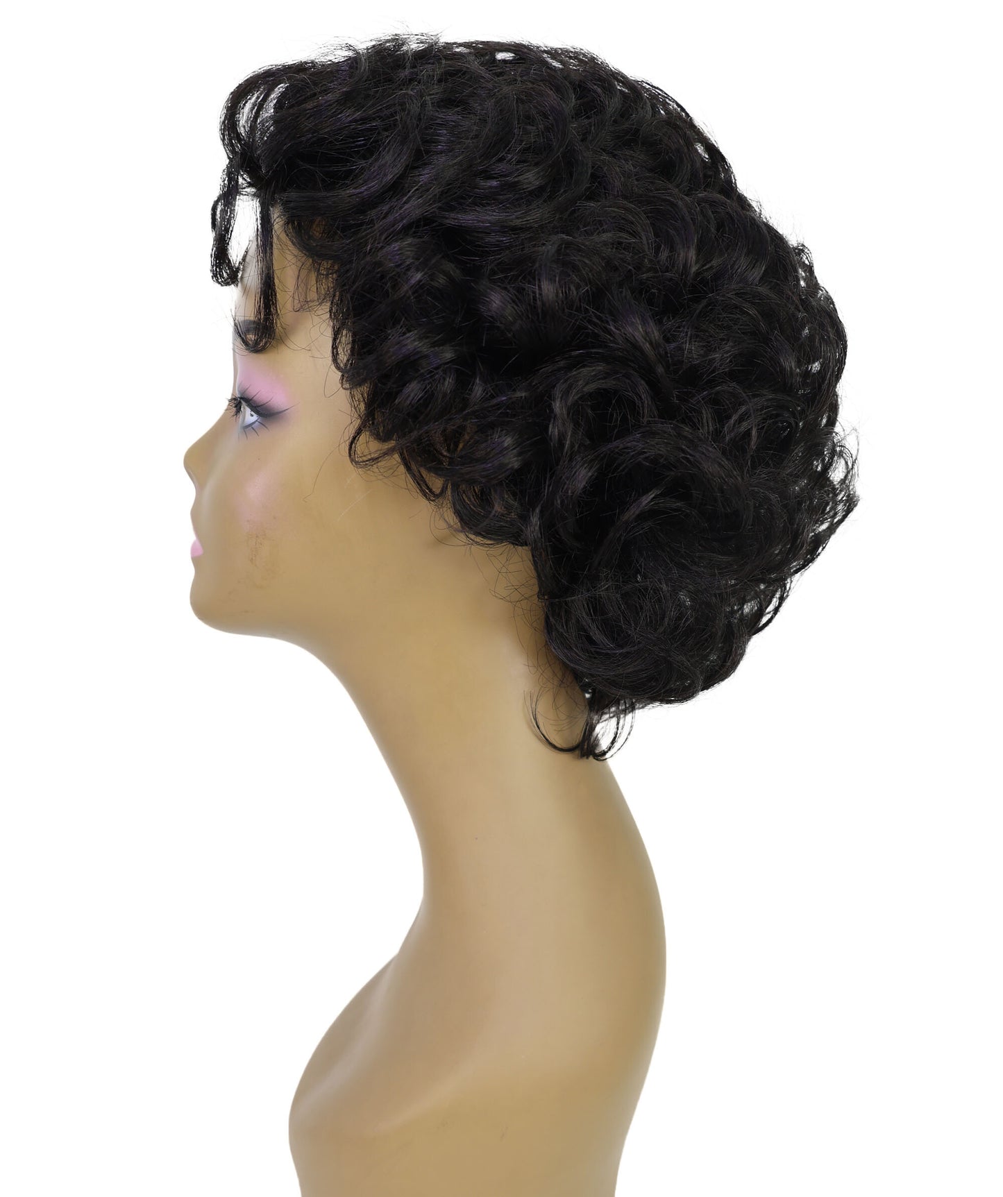 VALERIE 9.5" Short Natural Volume Curly Synthetic Wig