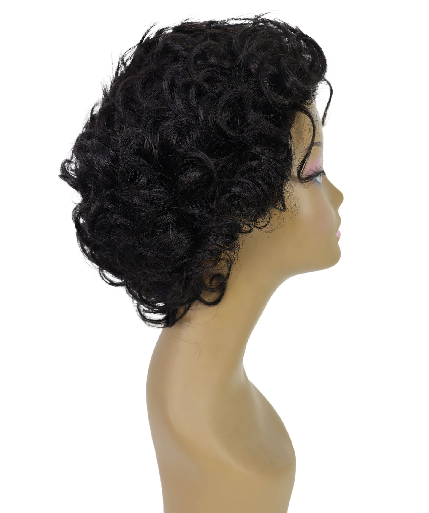 VALERIE 9.5" Short Natural Volume Curly Synthetic Wig