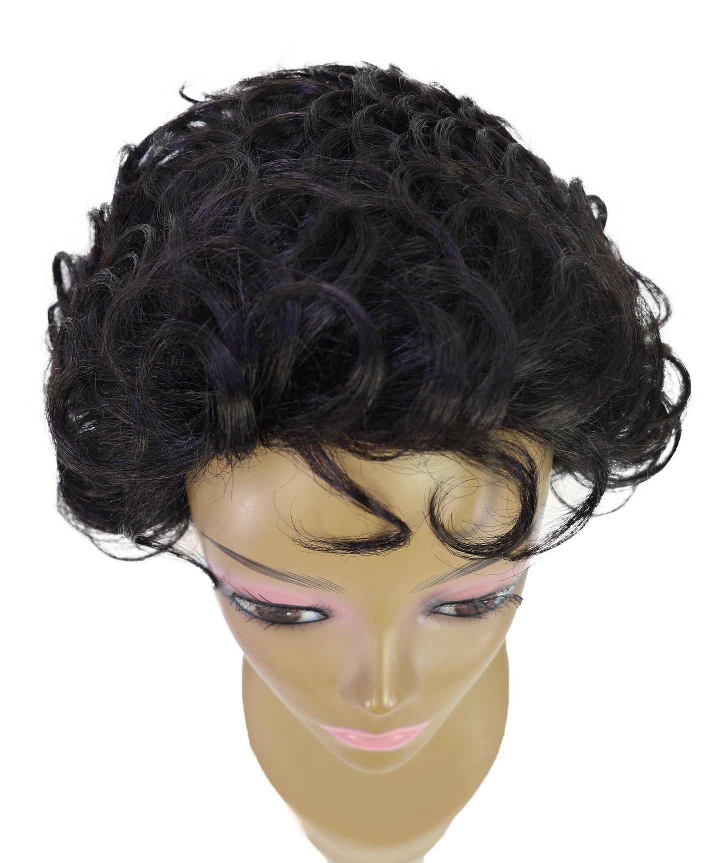 VALERIE 9.5" Short Natural Volume Curly Synthetic Wig