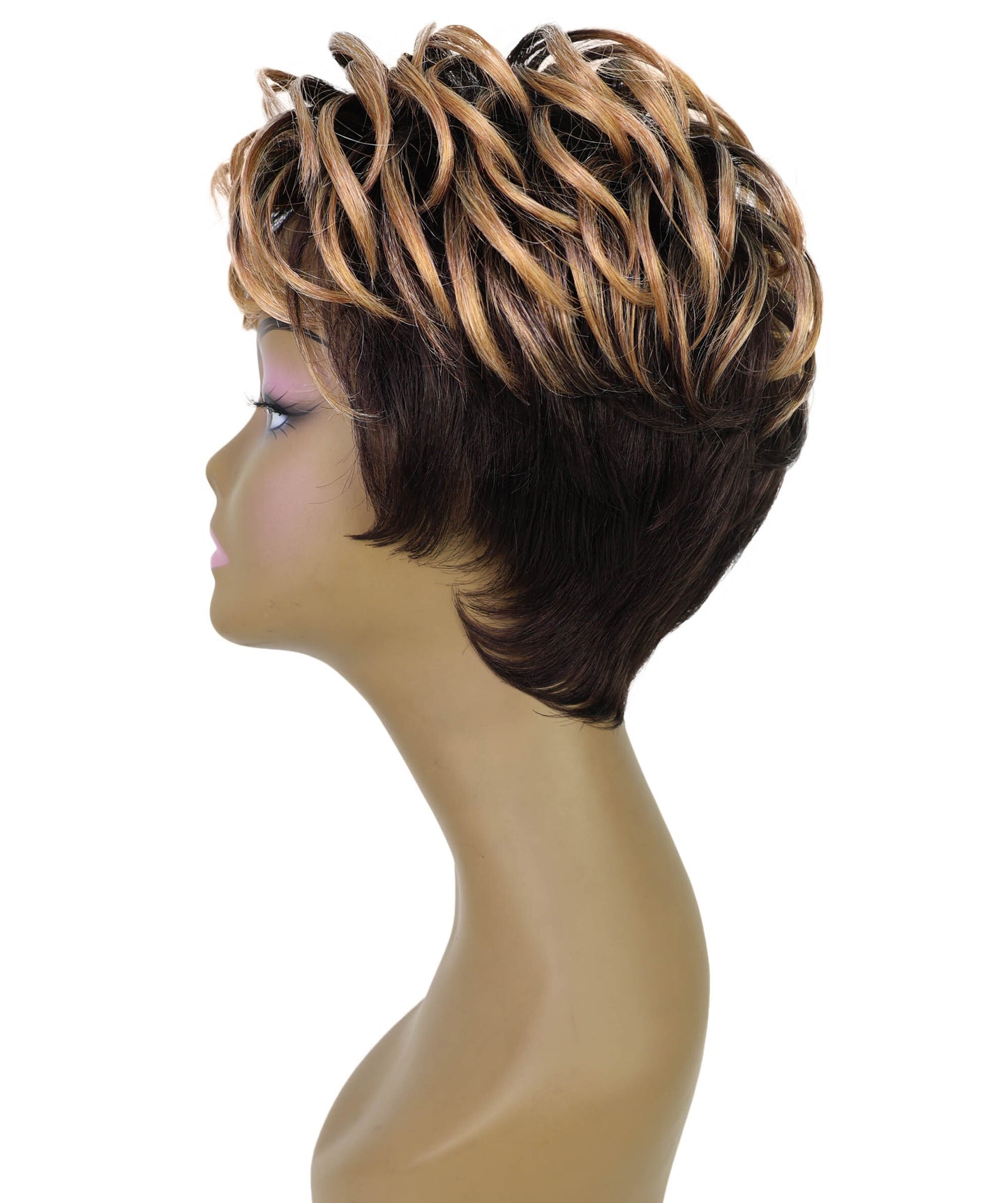 Broadway Sleek Pixie Cut 9.5 inch Wig, Premium Synthetic Short full Wig with Natural Hairline & Effortless Elegance