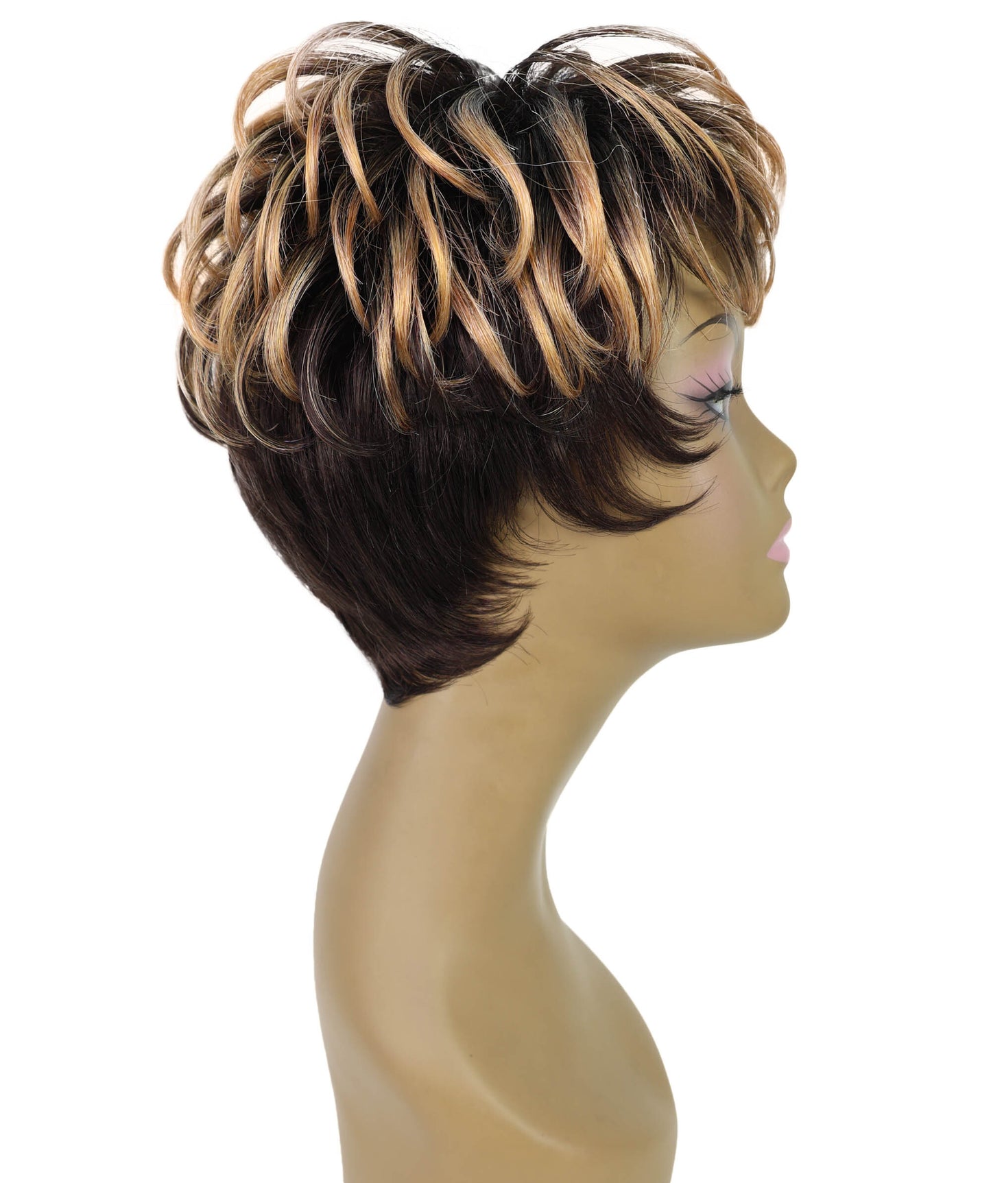 Broadway Sleek Pixie Cut 9.5 inch Wig, Premium Synthetic Short full Wig with Natural Hairline & Effortless Elegance