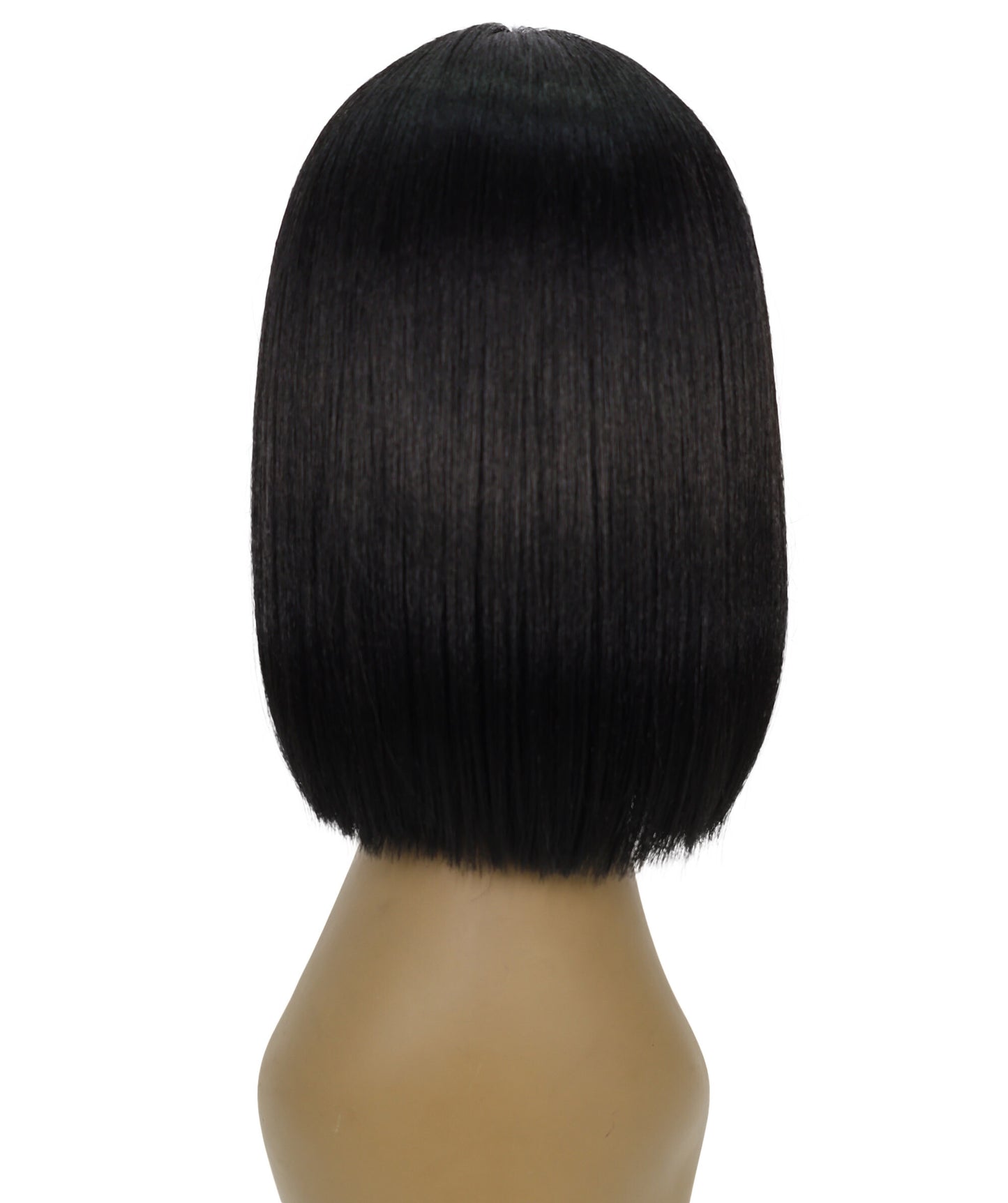 Shelia Mid-Length Human Hair Blend 10 Inch Full Wig Fun & Edgy Shag with Razor-Finished Bob