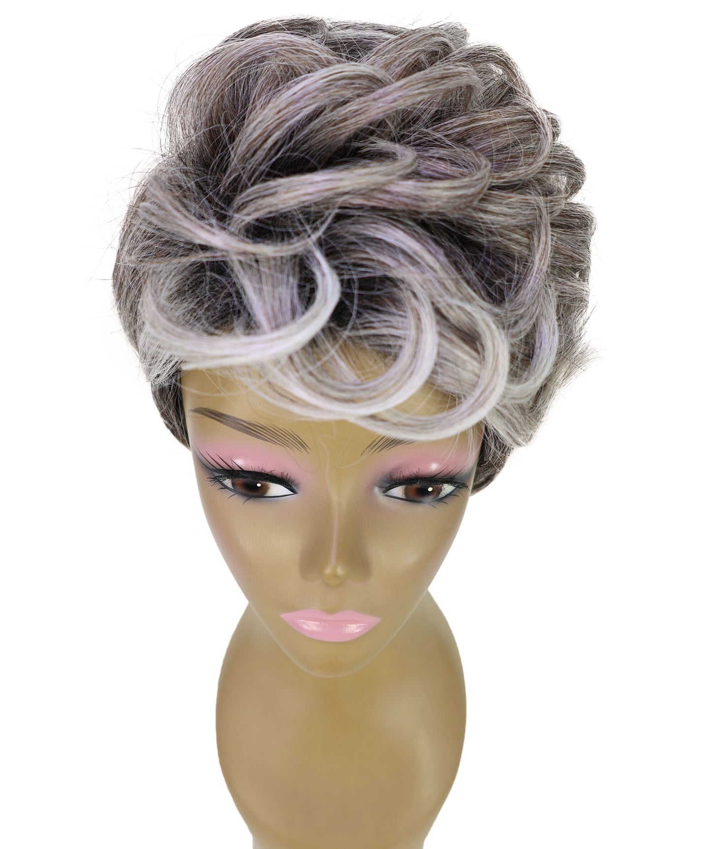 Pia Human Hair Blend Short Wavy Wig Effortless Waves with Soft Layers