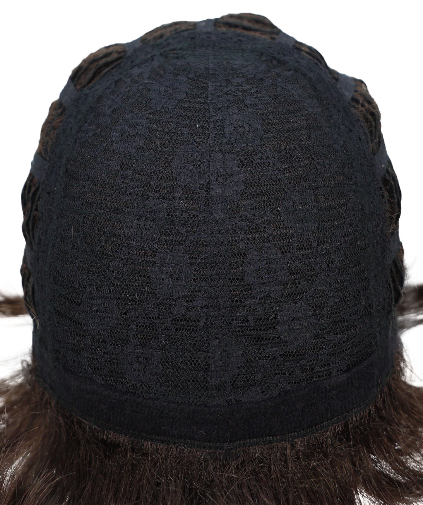 Abdul 14.5 Inch Vintage-Inspired Short Front, Long Back Synthetic Style with Soft Curly Mullet Wig