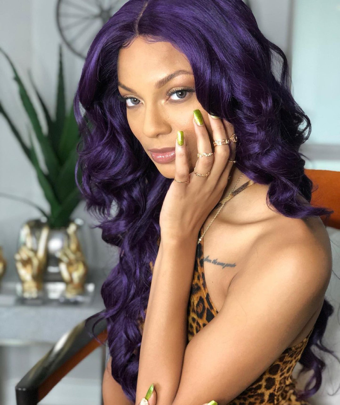 #1B/VIOLET M - Violet Blend