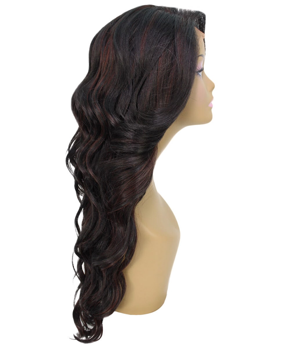 #F1B/33 - Black with Auburn Highlights