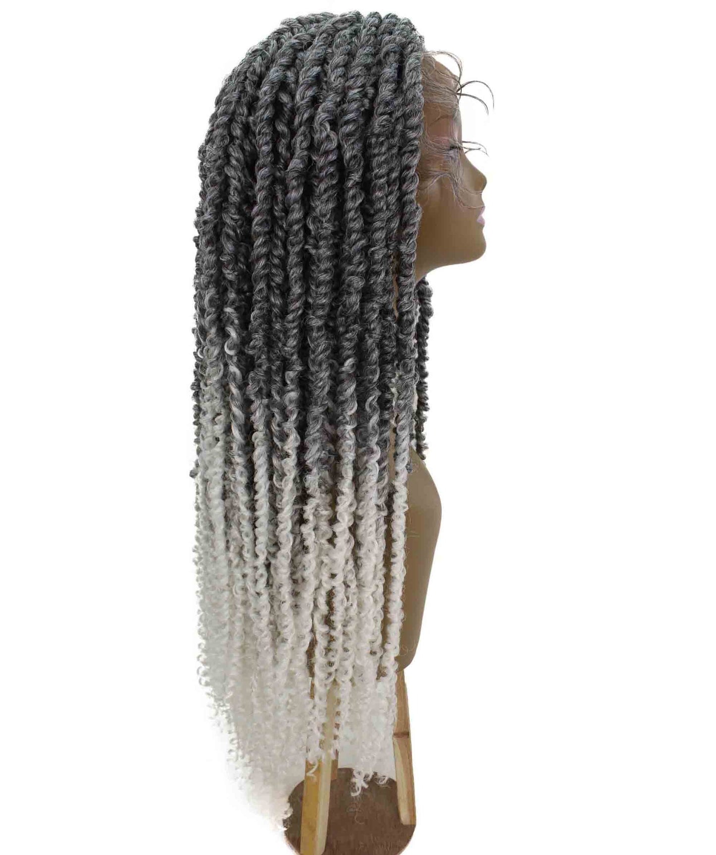 #T1B/60 - Black To White Ombre