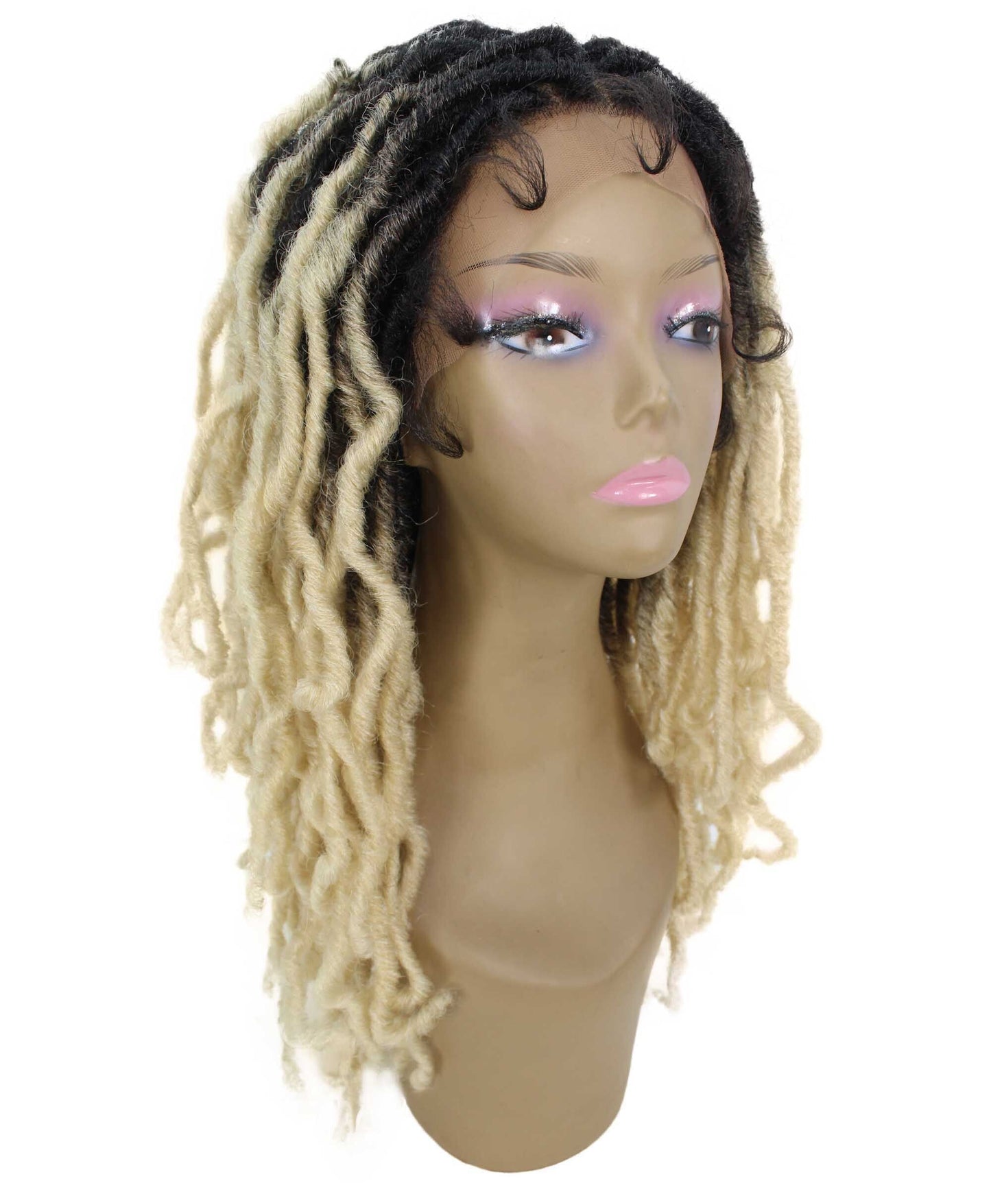 #TT613M - Black to Blonde Ombre