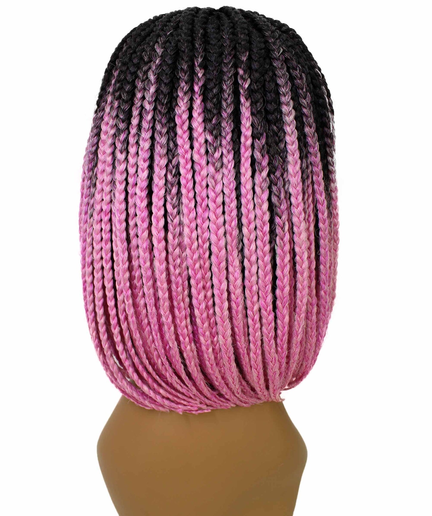 #TT1B/Hot Pink - Black to Dark Pink Ombre