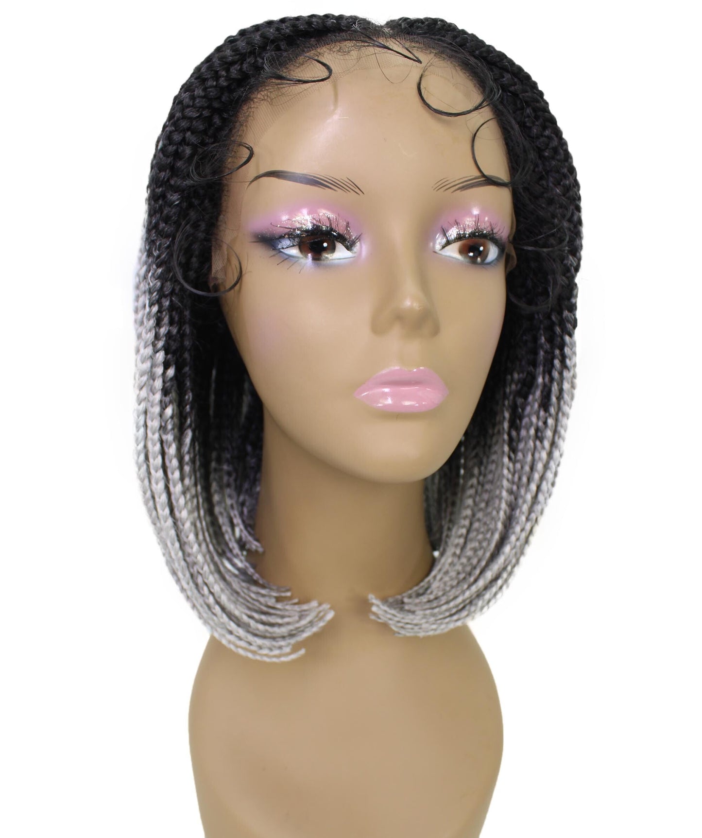 #TT1B/Light Grey - Black to Grey Ombre