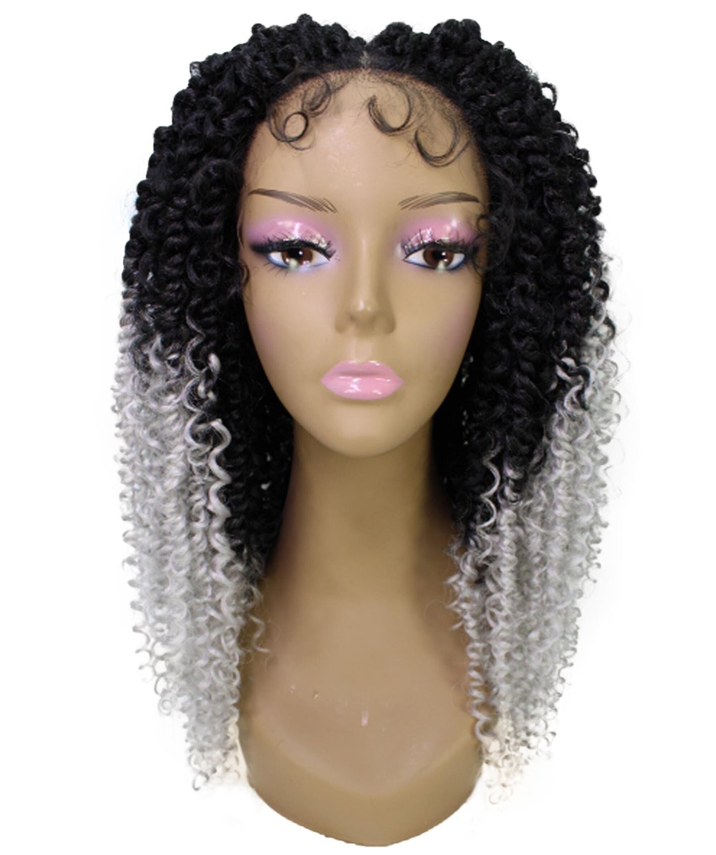 #TT1B/Light Grey - Black to Grey Ombre