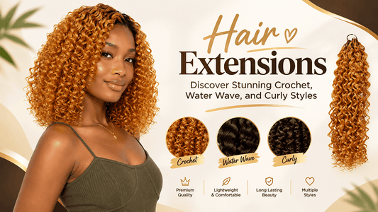 Hair Extensions – Discover Stunning Crochet, Water Wave, and Curly Styles