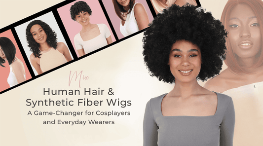Mix Human Hair & Synthetic Fiber Wigs: A Game-Changer for Cosplayers and Everyday Wearers