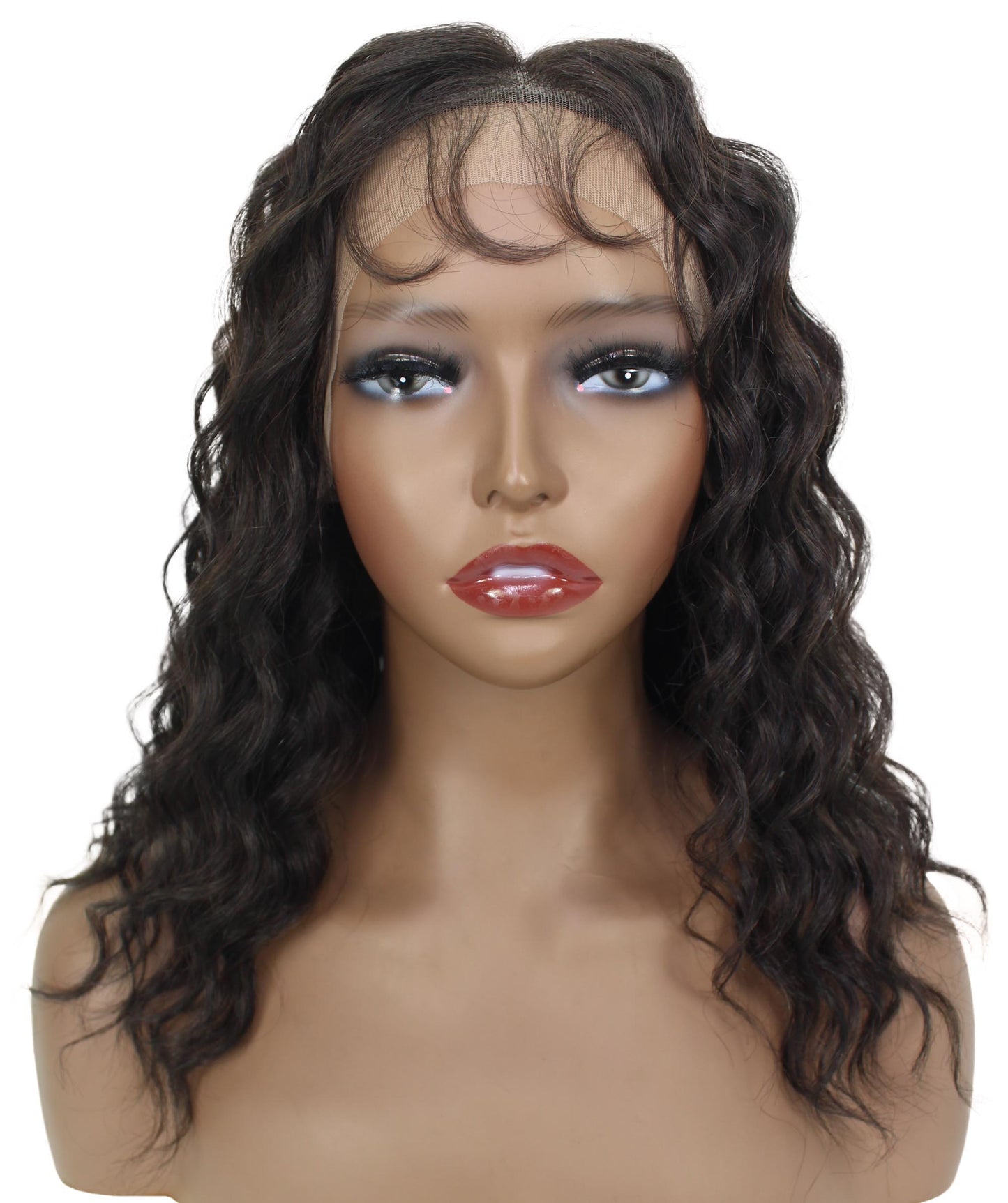 human hair lace front wig