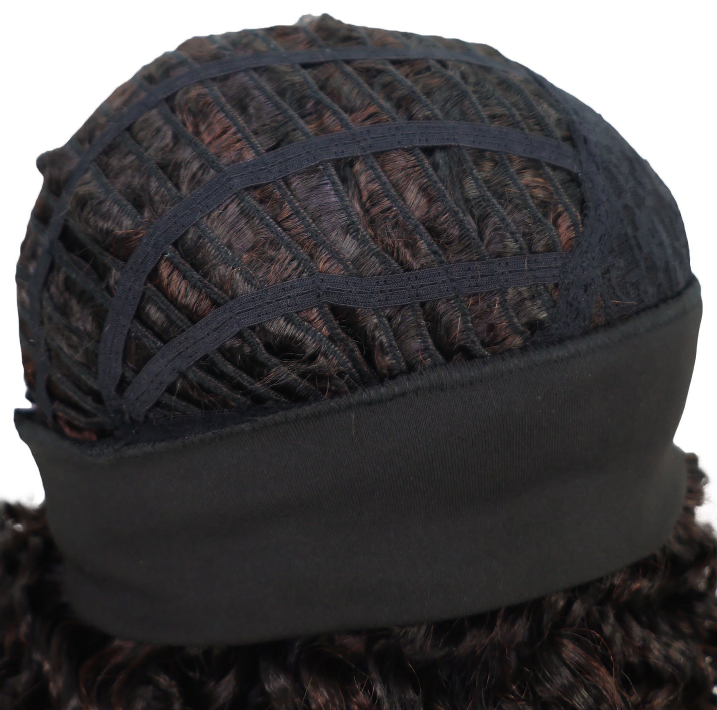 Binta 15.5 in Slip-On Afro-Style Half Wig with Voluminous Curls