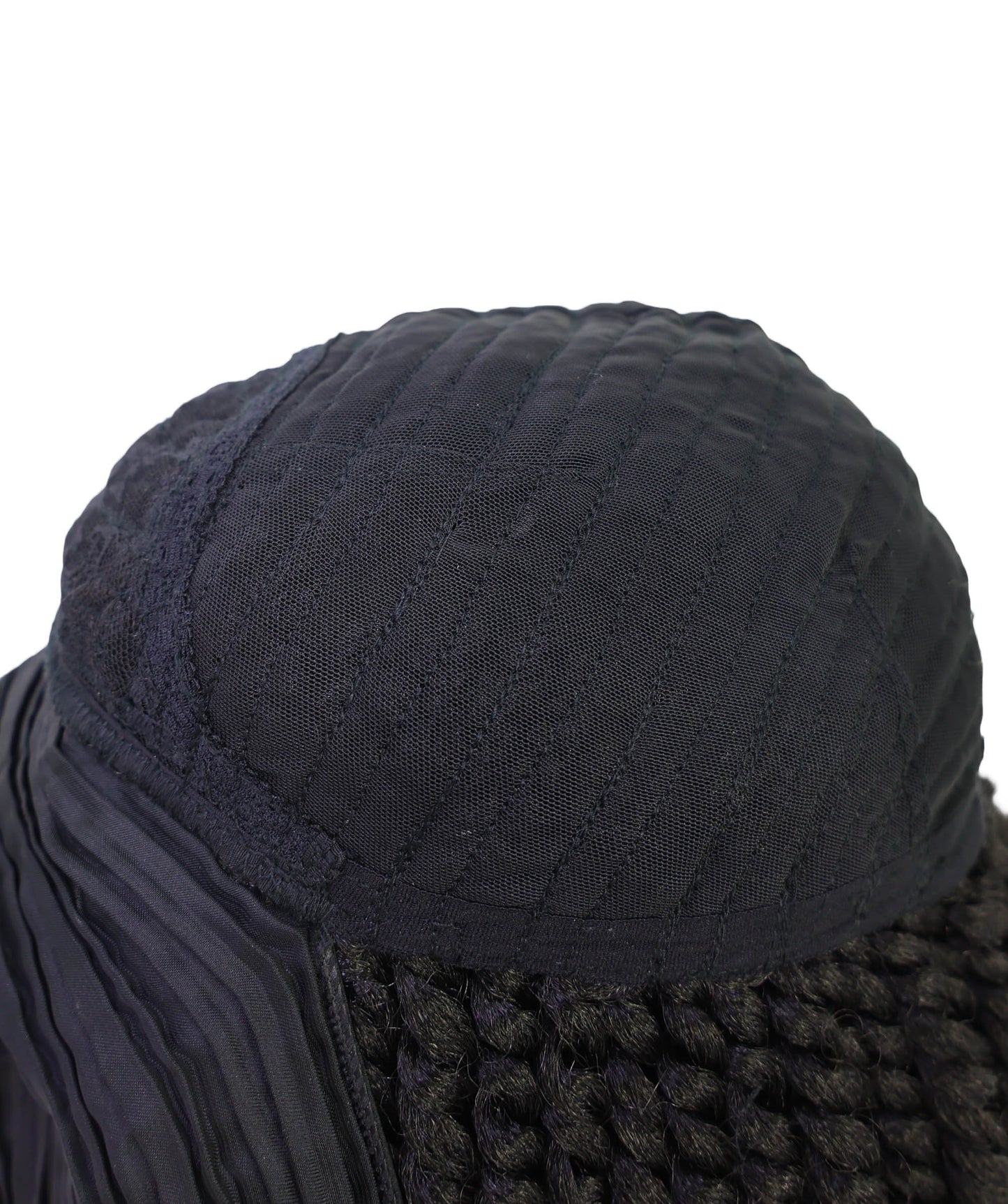 Lenora Easy Slip-On Long Braided 19 Inch Half Wig Layered
