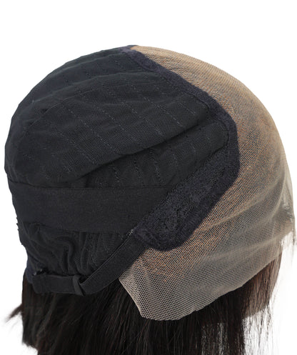 Sena 10.5-Inch Straight Human Hair Lace Wig | 100% Human Hair, 6x13 HD Lace Front | Natural Soft & Sleek for Effortless Style