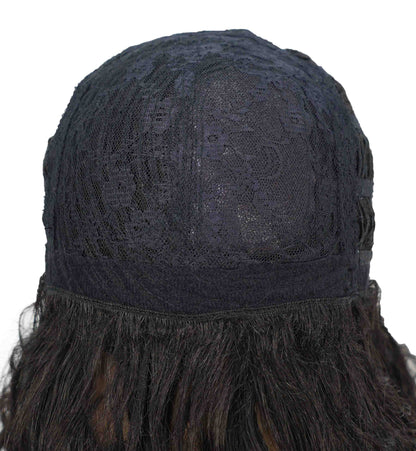 Nanette Soft, Flowing Shoulder-Length Wavy 12" Full Wig with Side Part