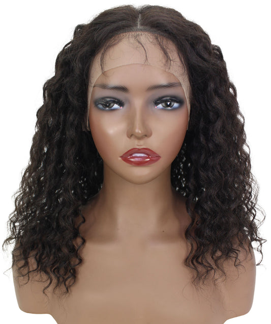 human hair lace front wig