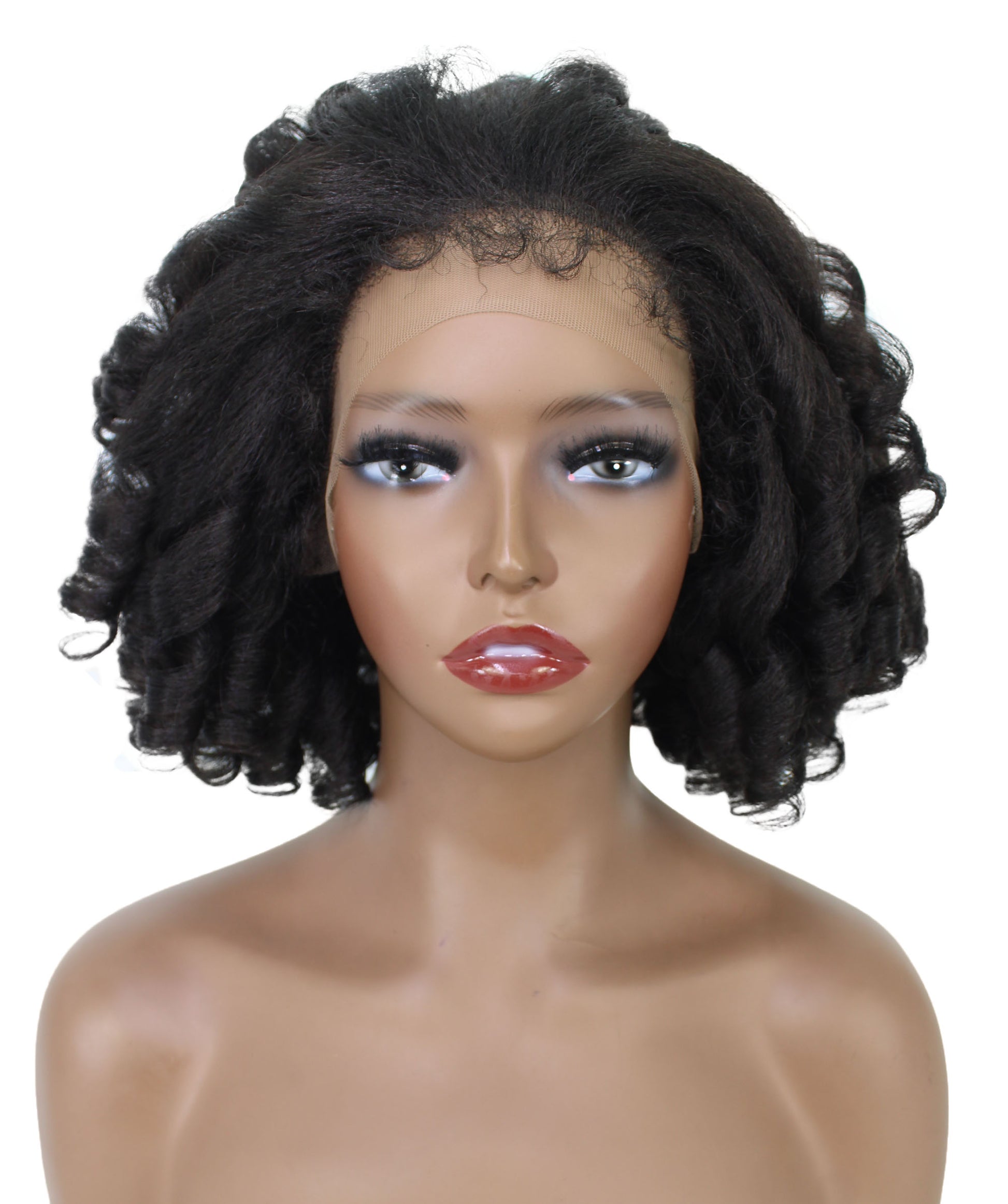 Edith Roller Curl Lace Front Wig – Luxluxe -UK