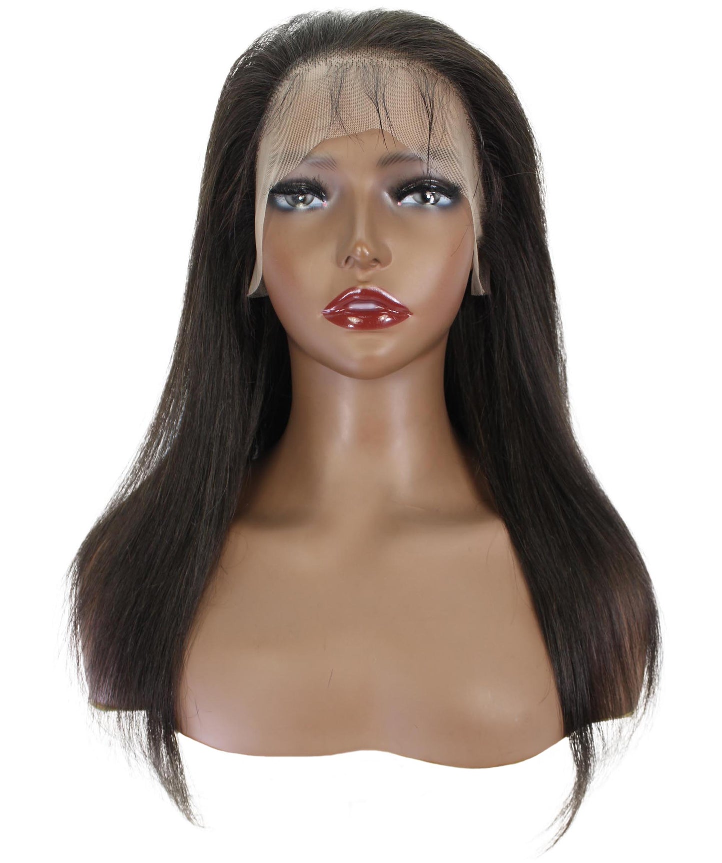 human hair lace front wig