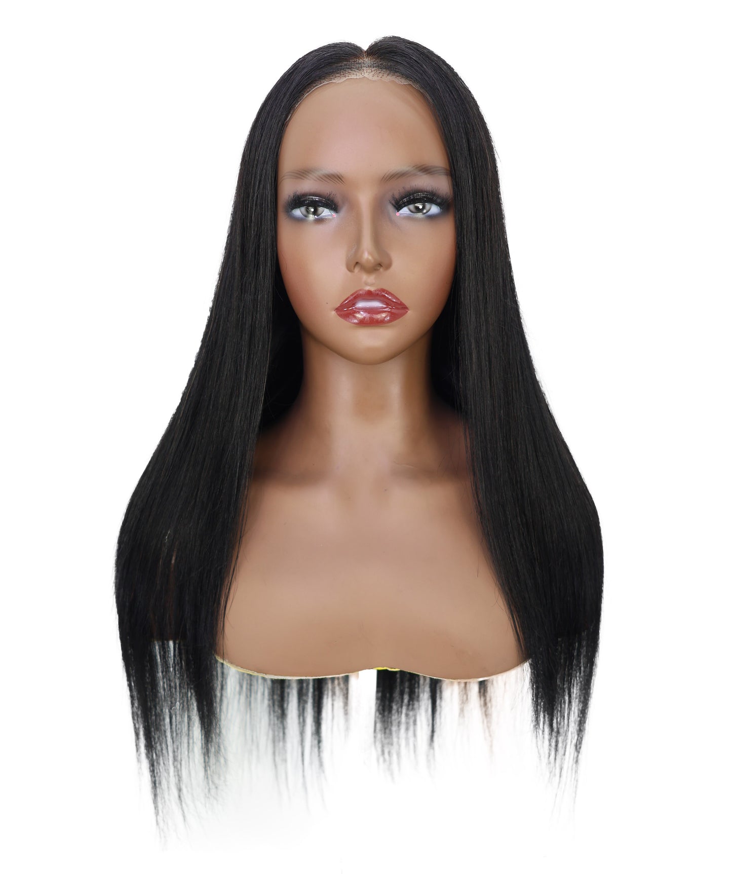 Sefina 28-Inch Straight Human Hair Lace Wig | Pre-Plucked Hairline, Glueless, Soft & Silky for Everyday Wear