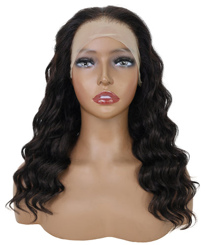 Nywele 18-Inch Curly Human Hair Lace Wig 6x13 HD Lace Front, Glueless & Natural | Soft, Voluminous Curls for Effortless Beauty