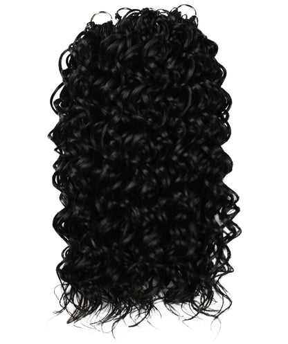 LUXLUXE Hawaiian Synthetic Crochet Hair Extensions – 14" 78g, 18" 100g, 22" 120g  Pre Separated 100 Strands Feather Hairpiece for Curly Protective Styles