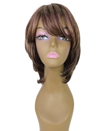 Tina Bob Cut Short Layered Wig with Face Framing Bangs