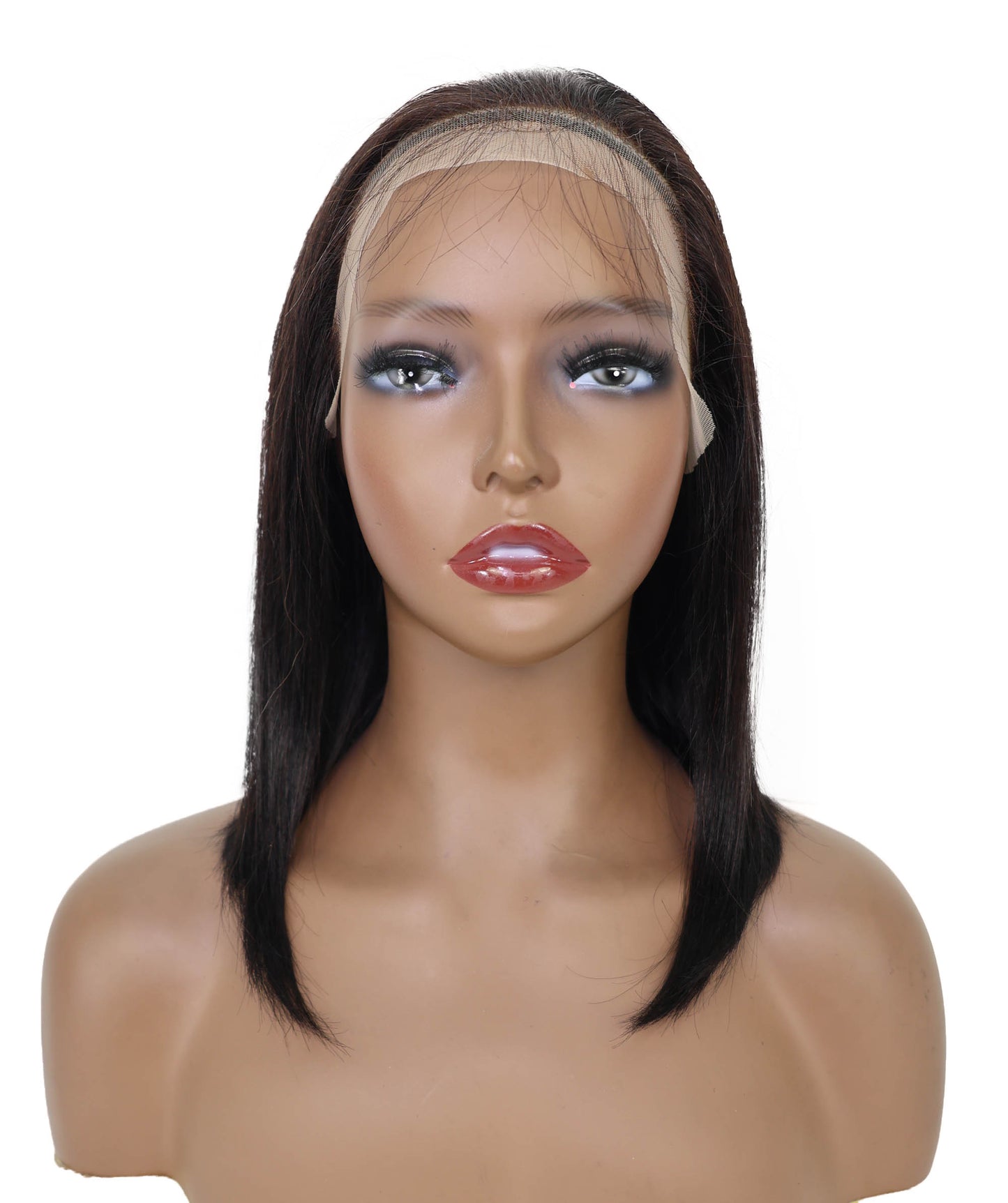 Sade 14.5-Inch Straight Human Hair Lace Wig | 100% Human Hair, Glueless 4x13 HD Lace | Natural Soft & Sleek for Everyday Elegance