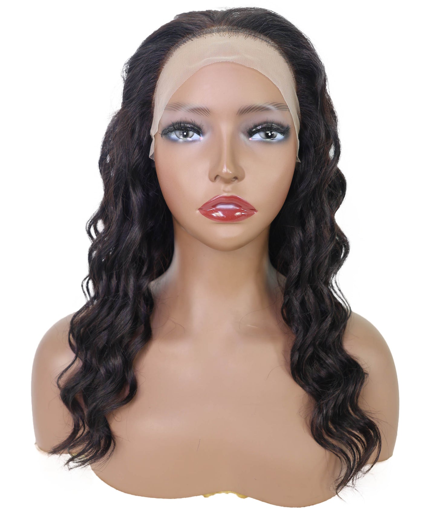 Nywele 18-Inch Curly Human Hair Lace Wig 6x13 HD Lace Front, Glueless & Natural | Soft, Voluminous Curls for Effortless Beauty