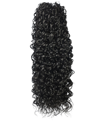 LUXLUXE Hawaiian Synthetic Crochet Hair Extensions – 14" 78g, 18" 100g, 22" 120g  Pre Separated 100 Strands Feather Hairpiece for Curly Protective Styles