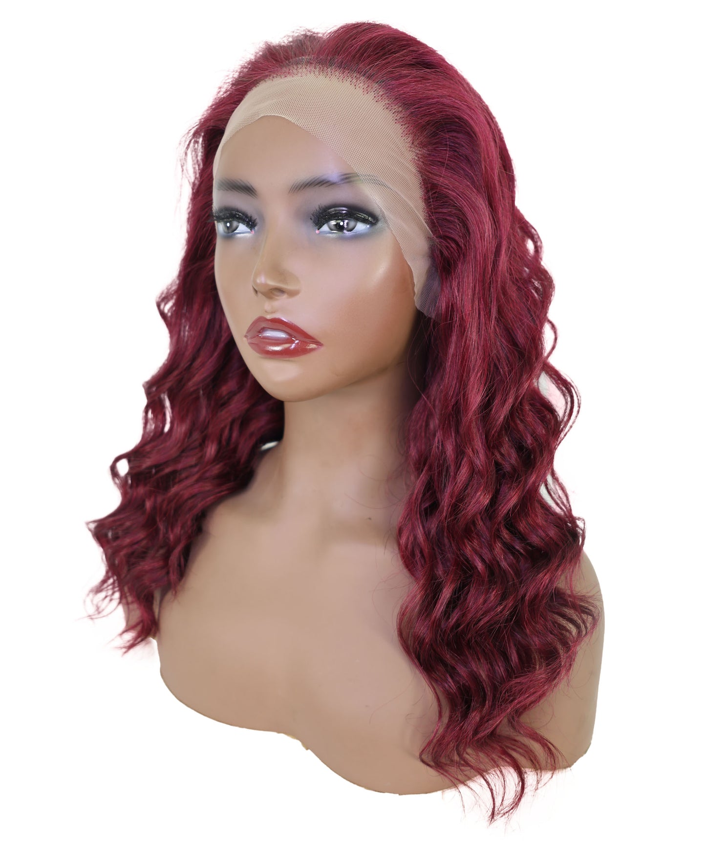 Nywele 18-Inch Curly Human Hair Lace Wig 6x13 HD Lace Front, Glueless & Natural | Soft, Voluminous Curls for Effortless Beauty