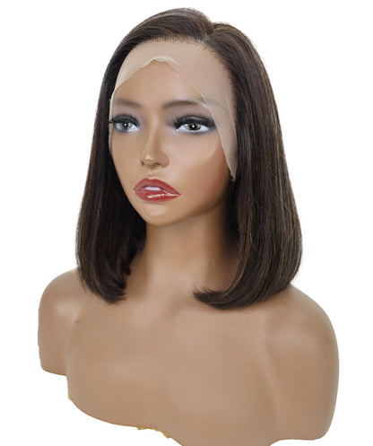 Sena 10.5-Inch Straight Human Hair Lace Wig | 100% Human Hair, 6x13 HD Lace Front | Natural Soft & Sleek for Effortless Style