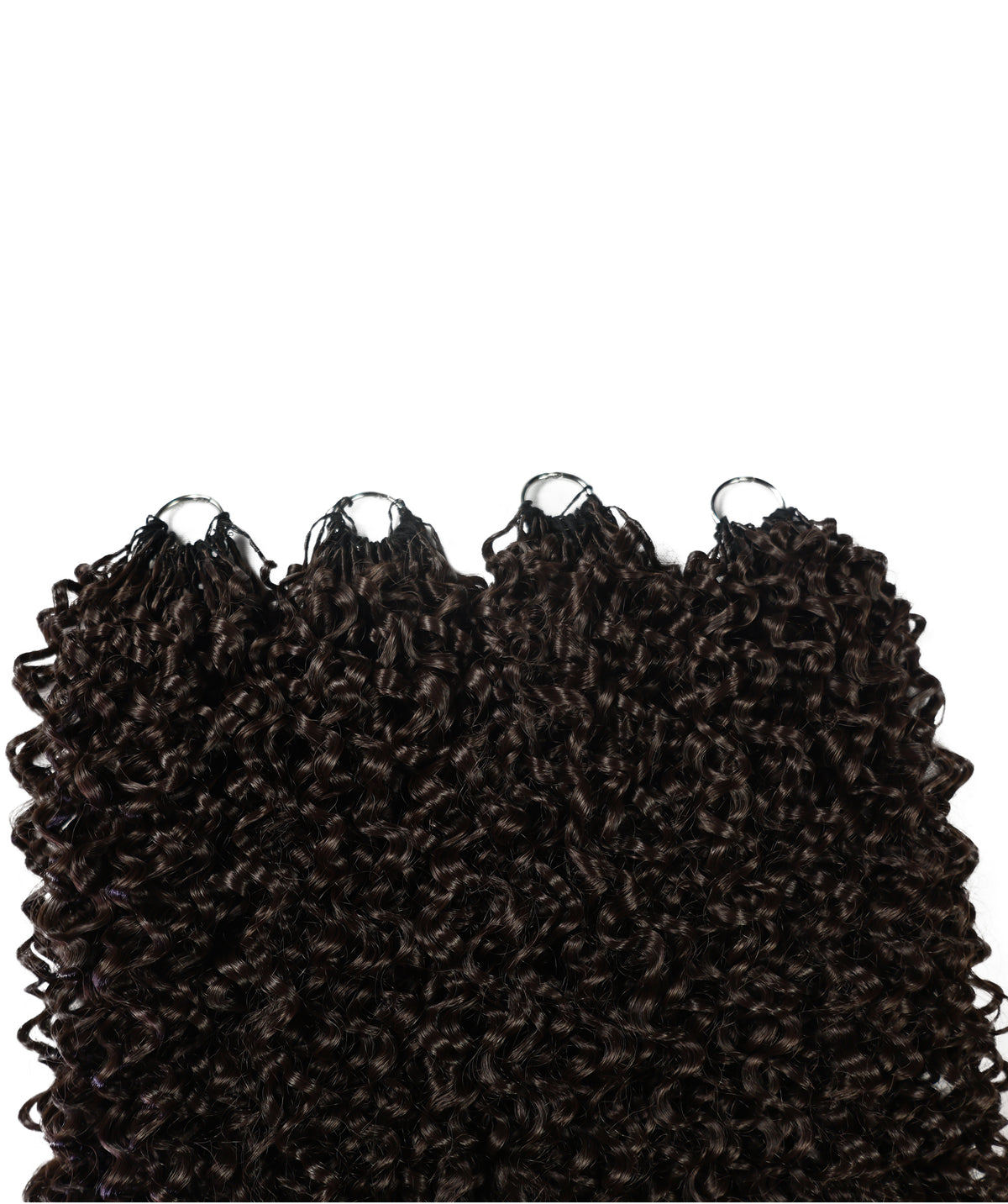 LUXLUXE Burmese Synthetic Crochet Hair Extensions – 14" 85g, 18" 110g, 22" 132g Pre Separated 100 Strands Feather Hairpiece for Soft Curly Protective Styles
