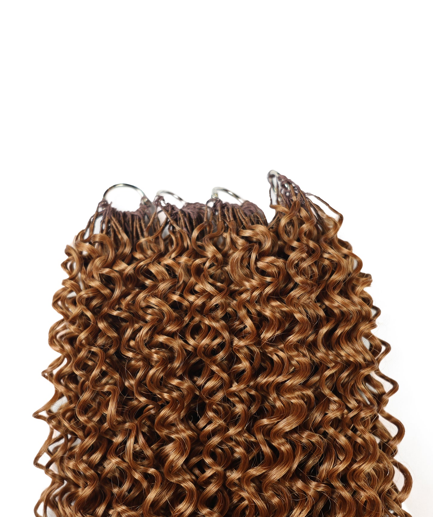 LUXLUXE Water Curl Synthetic Crochet Hair Extensions – Available in 14"  78g 18" 100g & 22" 120g Pre Separated 100 Strands Feather Hairpiece for Natural Bouncy Curls
