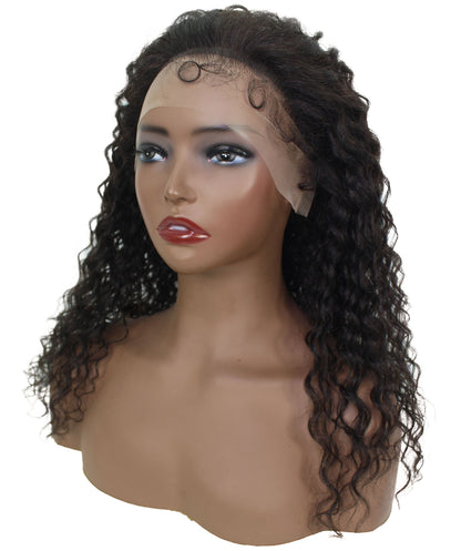 human hair lace front wig