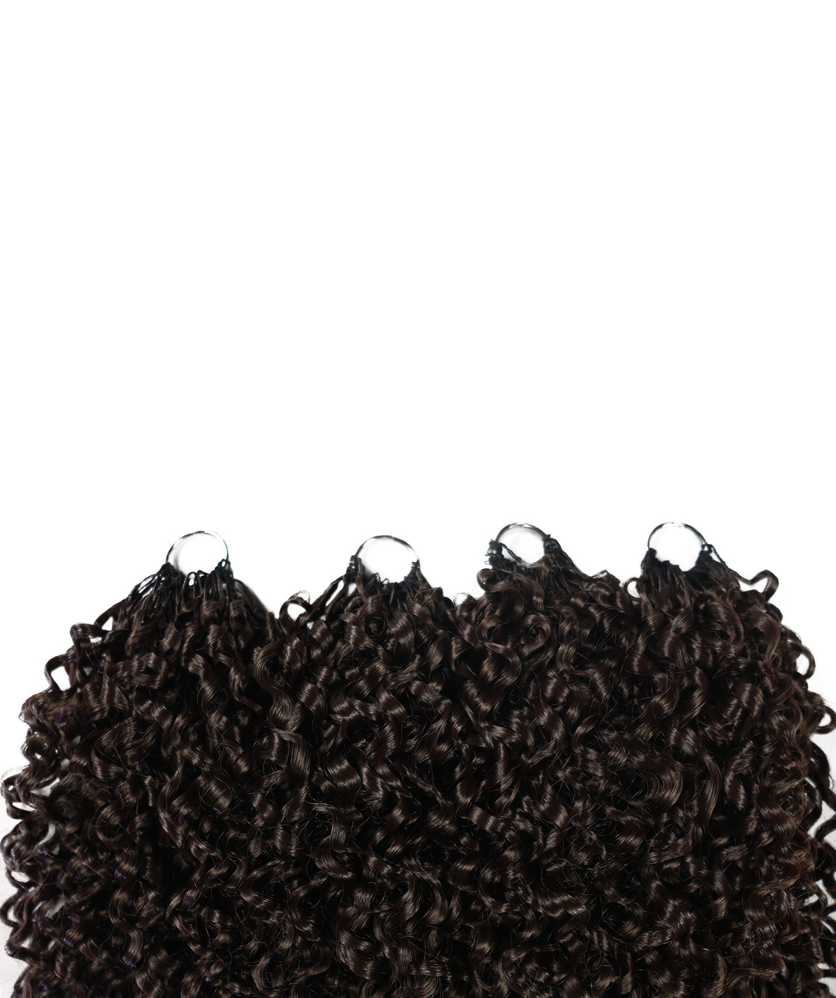 LUXLUXE Burmese Synthetic Crochet Hair Extensions – 14" 85g, 18" 110g, 22" 132g Pre Separated 100 Strands Feather Hairpiece for Soft Curly Protective Styles