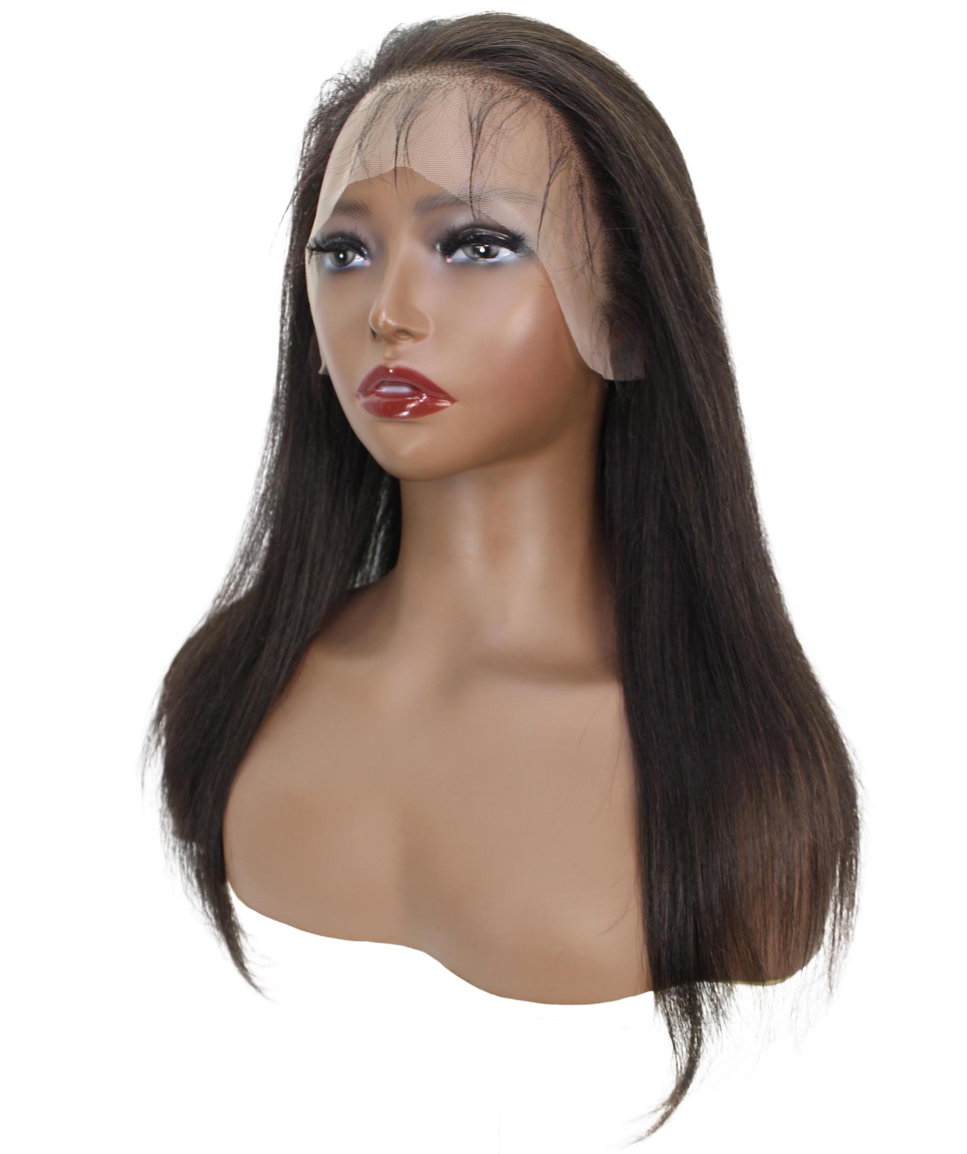 human hair lace front wig