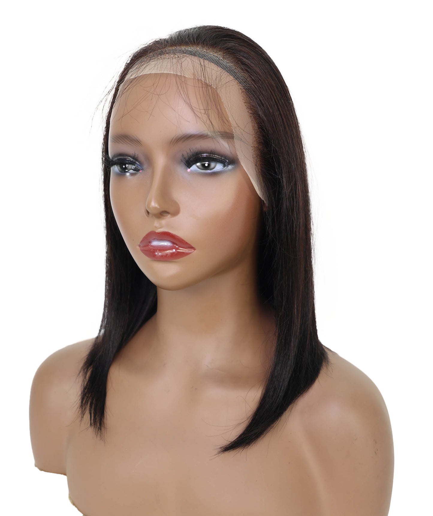 Sade 14.5-Inch Straight Human Hair Lace Wig | 100% Human Hair, Glueless 4x13 HD Lace | Natural Soft & Sleek for Everyday Elegance