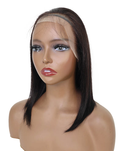 Sade 14.5-Inch Straight Human Hair Lace Wig | 100% Human Hair, Glueless 4x13 HD Lace | Natural Soft & Sleek for Everyday Elegance