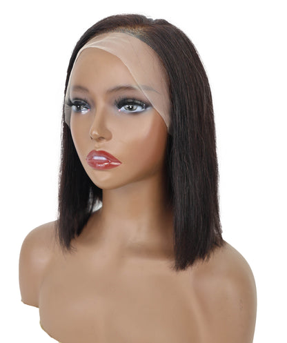 Sena 10.5-Inch Straight Human Hair Lace Wig | 100% Human Hair, 6x13 HD Lace Front | Natural Soft & Sleek for Effortless Style