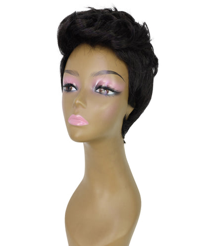 Pia Human Hair Blend Short Wavy Wig Effortless Waves with Soft Layers