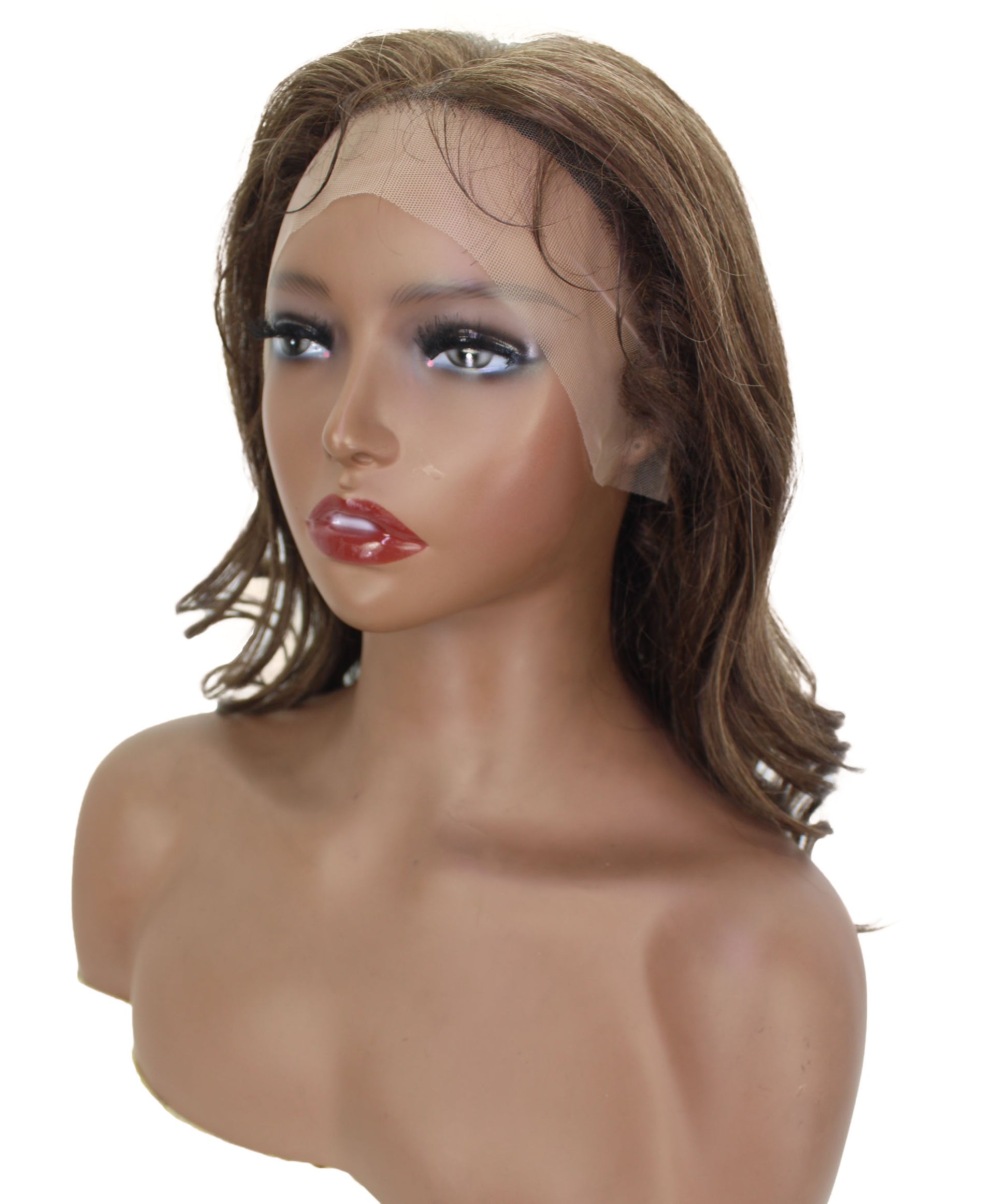 human hair lace front wig